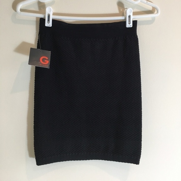 G by Guess Textured Bodycon Skirt - Picture 1 of 4